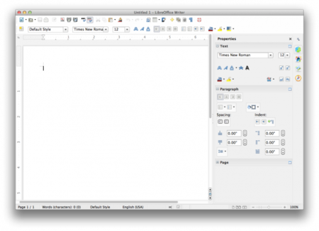 Lanzado LibreOffice 4.1, con la sidebar de OpenOffice.org y más mejoras