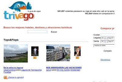 Trivago, otra comunidad viajera con buscador de hoteles