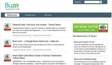 Buzrr, un memetracker para Google Buzz