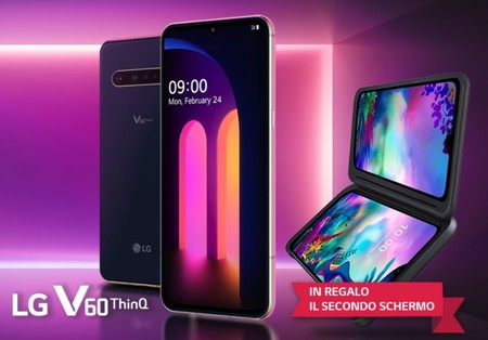 El precio oficial del LG V60 aparece primero en Italia: 899 euros con el Dual Screen incluido a modo promocional