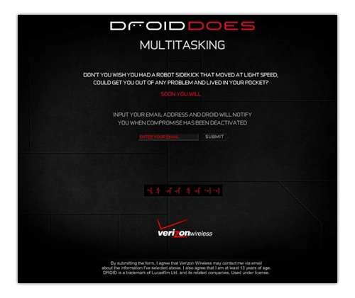 Verizon anuncia al Motorola Droid como un iPhone Killer