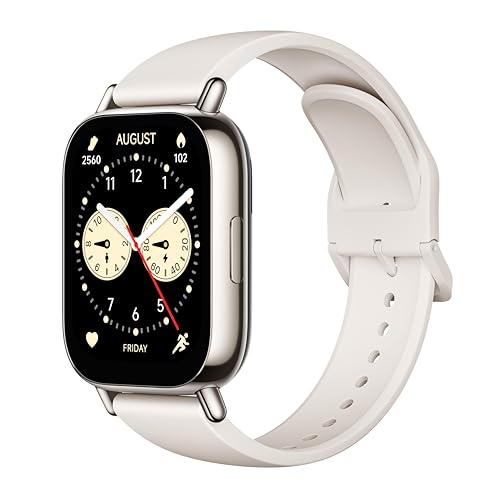 Xiaomi Redmi Watch 5 Lite, Llamadas Bluetooth, Pantalla AMOLED de 1.96 Pulgadas, Monitor de frecuencia cardíaca, 150 Modos Deportivos, hasta 18 días de autonomía, Dorado