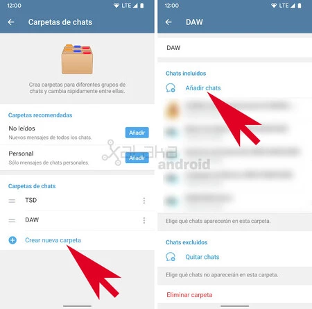 チャットフォルダー