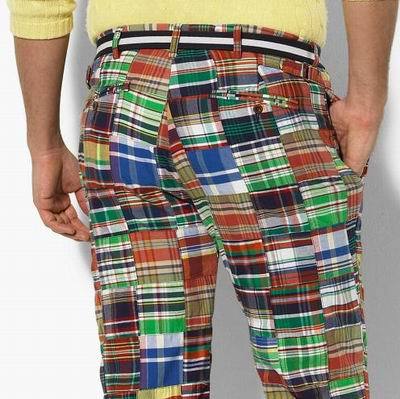 Ralph Lauren y sus pantalones patchwork