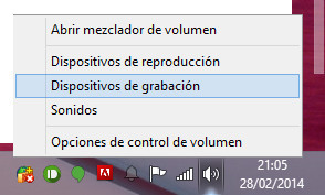 Grabación de sonido en Windows