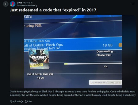 Jugador Codigo Siete Anos Caducado