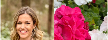 Natalia Sáez, experta en jardinería: "Cuando los geranios están en flor y expuestos al sol, necesitan más riego de lo normal"
