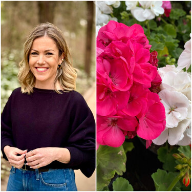 Natalia Sáez, experta en jardinería: "Si quieres que tus geranios florezcan en primavera, necesitas poner en práctica estas cuatro cosas"