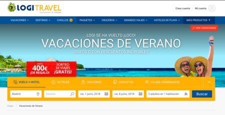 Descuentos directos de hasta 400 euros en tus vacaciones con Logitravel