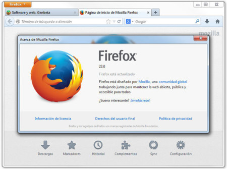 Firefox 23 listo. Más seguro, más social y con nuevo logotipo