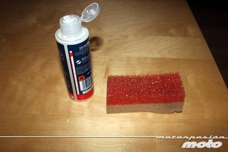 Esponja despues de limpiar