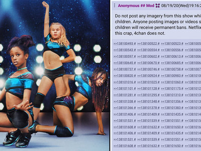 Sabes que el 2020 no puede ser más raro cuando 4chan prohíbe publicar imágenes de una nueva película de Netflix