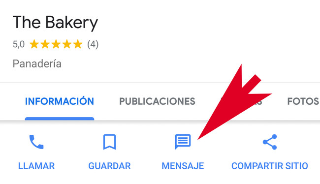 Maps Mensaje