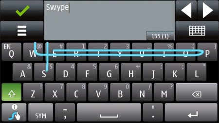 Swype llega a Symbian^1