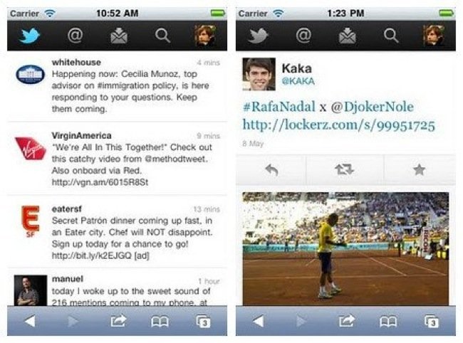 Twitter iphone