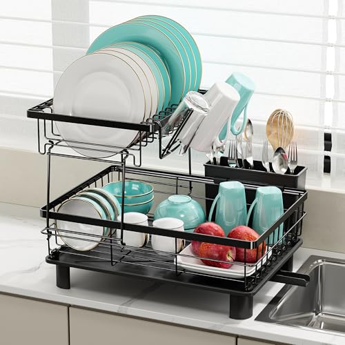 MAJALiS Escurridor de Platos de 2 Niveles