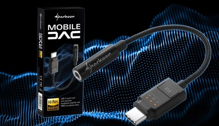 Sharkoon pone a la venta sus nuevos DAC portátiles con conectividad USB Type-C para mejorar el audio de nuestros móviles