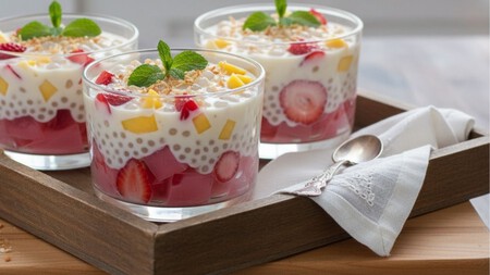 Gelatina cremosa de 3 leches con tapioca: un postre fresco del canal Rashel Román Recetas