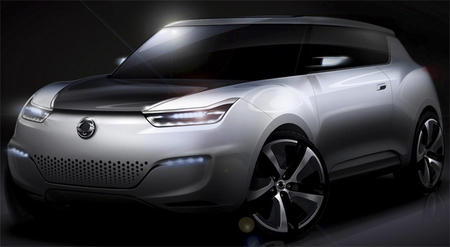 SsangYong prepara un prototipo de SUV híbrido para París