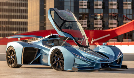 Delage fantasea con coronarse en Nürburgring con su coche híbrido de 1.230 CV y dos millones de euros