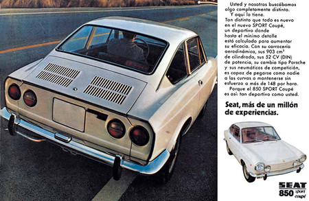 Esos anuncios de coches que se publicaban en las revistas en los años 70