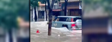 Nunca supimos descifrar por qué el Yangwang U8 de BYD necesitaba "flotar". Un tifón acaba de demostrarlo