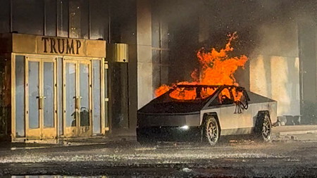 Explosion Cybertruck Las Vegas Trump