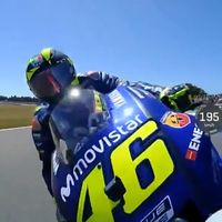Así fue la escalofriante embestida de Valentino Rossi a Jorge Lorenzo en Assen
