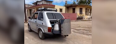 Cuba no tiene gasolina, así que este mecánico ha hecho lo que haría MacGyver: su Fiat ahora funciona con carbón vegetal