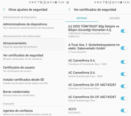 Cómo instalar un certificado digital en Android