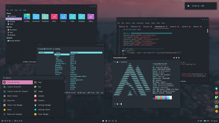 Archcraft es otra estúpida y sensual distro Linux minimalista basada en Arch que luce simplemente fenomenal