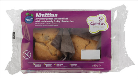 Genius Gluten Free ha presentado sus muffins de limón y arándanos, de sabor delicioso y textura esponjosa
