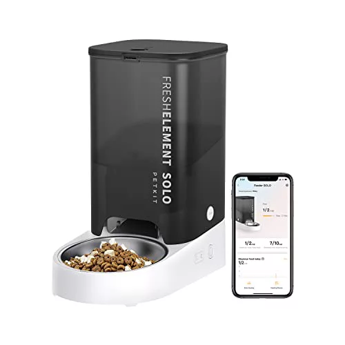 PETKIT Comedero Gato Automatico, 2.4G WiFi, 3L 