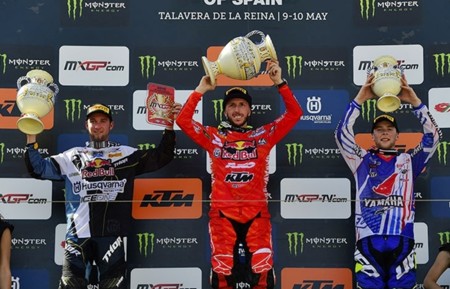 Podio Mxgp Espana 2015