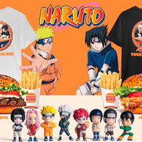 Burger King lanza dos nuevos menús inspirados en Naruto, la mítica serie de anime, con ocho figuritas coleccionables