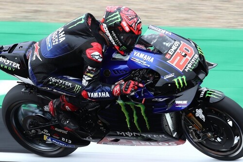 Fabio Quartararo se recupera de su gran susto asustando al resto y duro palo para Marc Márquez en Silverstone