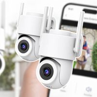 Amazon remata este combo de cámaras de seguridad con visión nocturna y detección de humanos. En menos de 350 pesos cada una 