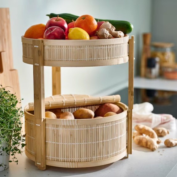 KANELMOTT
Cesta verduras/frutas, j2, bambú