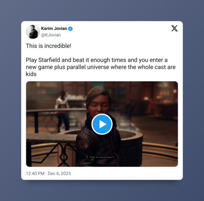 La ausencia casi total de Starfield en The Game Awards me extraña más ...