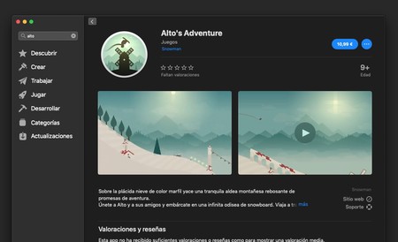 Alto's Adventure llega justo a tiempo en macOS Mojave