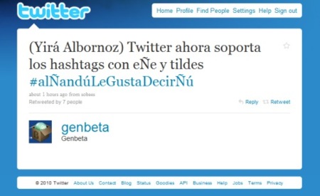 Los hashtags de Twitter ahora admiten la letra Ñ y otros caracteres especiales