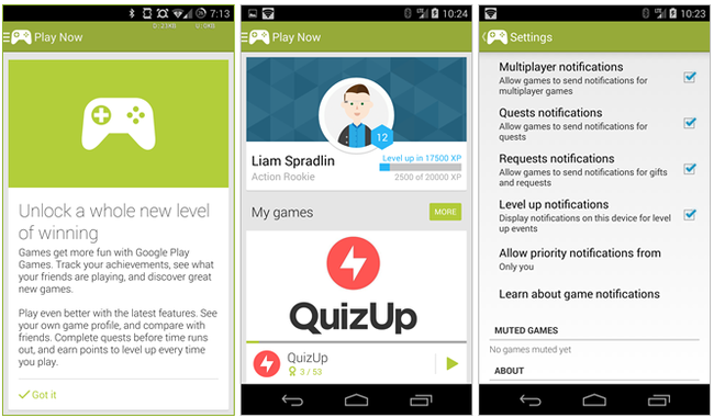 Google Play Games se actualiza con cambios en la interfaz, nivel de ...