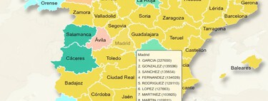 Si quieres saber cómo de especial es tu apellido, alguien ha creado una especie de Google Maps para salir de dudas 