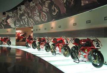 Recreación virtual del Museo Ducati