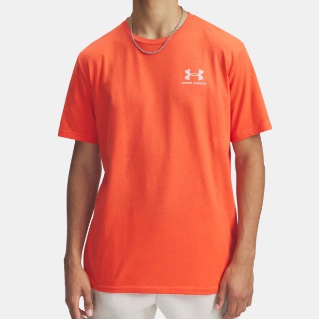 Camiseta de manga corta UA Left Chest Logo para hombre