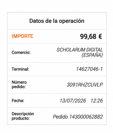 Pedido Libros