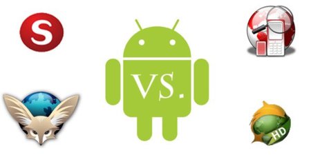 Comparando navegadores web para Android
