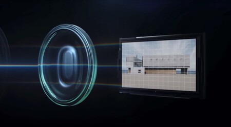 The lens of the Huawei Mate 40 Pro + Ultra Wide Cine camera