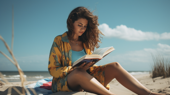 Andreoti89 30 Year Old Girl Reading In The Beach Summertime Str A1960143 Dec2 4462 8870 E068535e425f