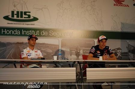 MotoGP Catalunya 2014: rueda de prensa en el HIS de Honda